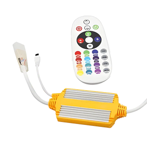 ترنس خرطوم RGB وايرلس مع وحدة تحكم صفراء وشريط LED وريموته
