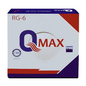 لفة سلك شيلد أبيض داخل كرتون RG-6