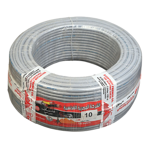 لفة سلك تليفون 10 جوز 20فرده نحاس المصرية الفرنسية