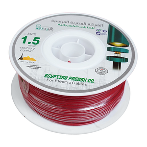 لفة سلك نحاس معزول 1.5 مم المصرية الفرنسية