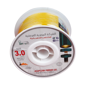 لفة سلك نحاس معزول 3 مم المصرية الفرنسية