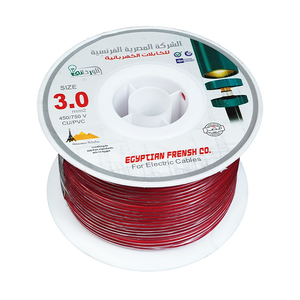 لفة سلك نحاس معزول 3 مم المصرية الفرنسية