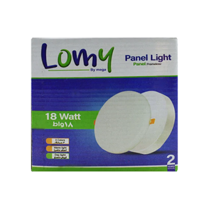 علبة سبوط بلوفينيره Panel Light 18 Watt مع رسم لمبتين بيضاء