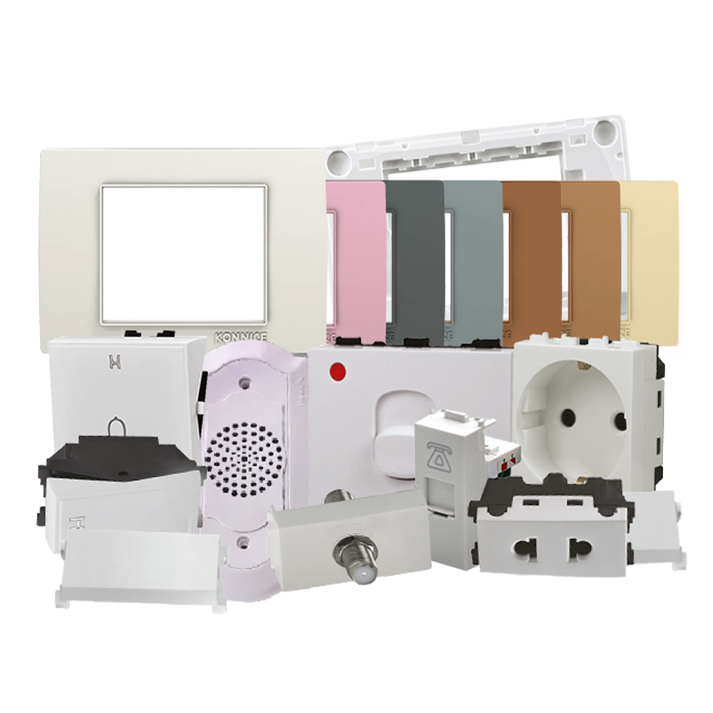 باقة تشطيب شقة 100 متر كهرباء كون نايس فلات konnice