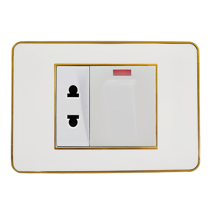 مفتاح سخان ثنائي 20 امبير ابيض شين تك SHEEN TECH