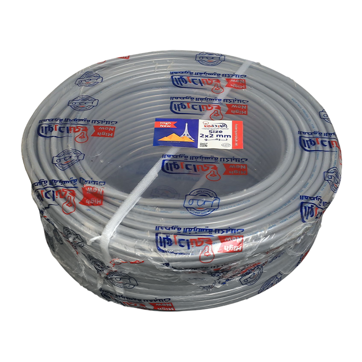 لفة سلك شعر 2×2 مم ترمو بلاستيك المصرية الفرنسية هاى نيو