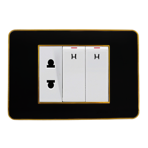 وش بومر اسود اطار ذهبى شين تك