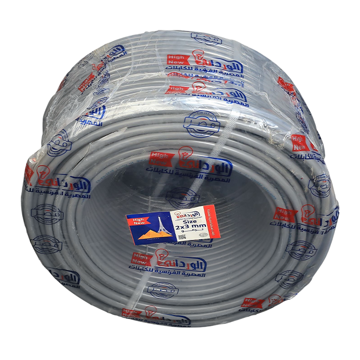 لفة سلك شعر 2×3 مم ترمو بلاستيك المصرية الفرنسية هاى نيو