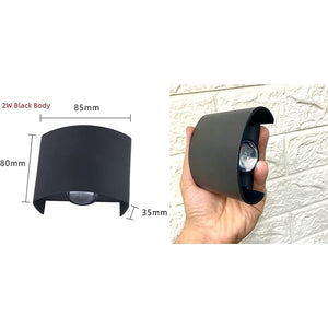 ابليك 2 عدسه اب داون 2 وات up-down بلاستيك ورم warm