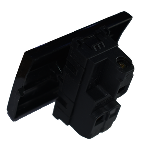 زر جرس عريض ثلاثي اسود شين تك