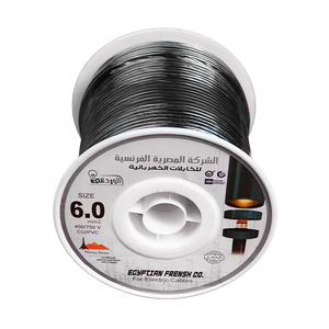 لفة سلك نحاس معزول 6 مم المصرية الفرنسية