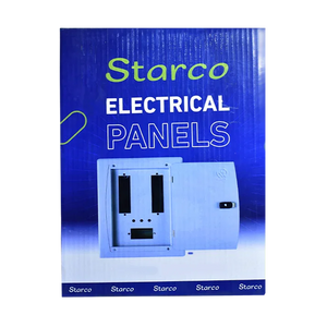 علبة Starco ELECTRICAL PANELS الزرقاء مع شعار Starco