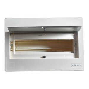 لوحه توزيع 10-13 خط قاعدة معدن ووش بلاستيك مورديو mordio