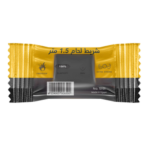 تغليف شريط لحام بليه 1.5 متر مع مؤشرات وملصق رقم 5151