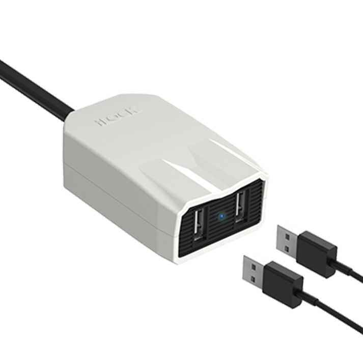 شاحن 2 مخرج usb لوك ILOCK