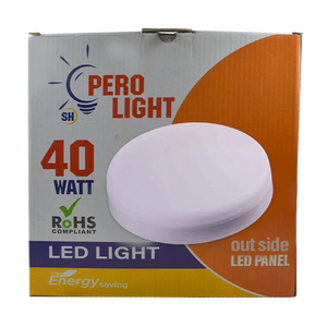 لمبة LED دائرية خارج بلاستيك أبيض 40 وات