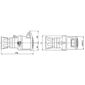 فيشه نتايه 4 بول 32 امبير طايره