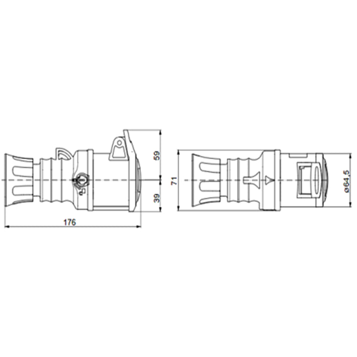 فيشه نتايه 4 بول 32 امبير طايره