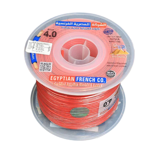 لفة سلك كهرباء 4.0 مم بكرة نحاس معزول أحمر H07V-R 450/750