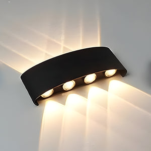 ابليك 4 عدسه اب داون 8وات up-down بلاستيك ورم warm