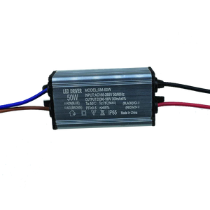 ترنس كشاف واجهة 50 وات: درايفر LED أسود مع أسلاك توصيل ملونة