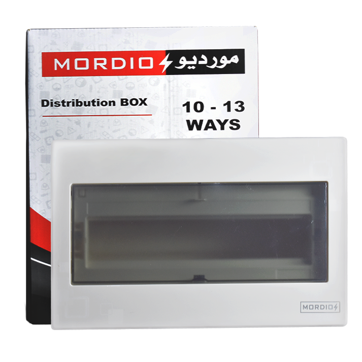 لوحه توزيع 10-13 خط قاعدة معدن ووش بلاستيك مورديو mordio