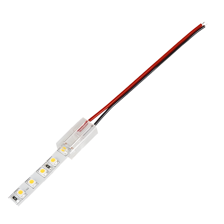 وصله ليد بروفايل بديل اللحام شفاف بالسلك