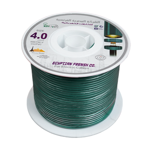 لفة سلك نحاس معزول 4 مم المصرية الفرنسية