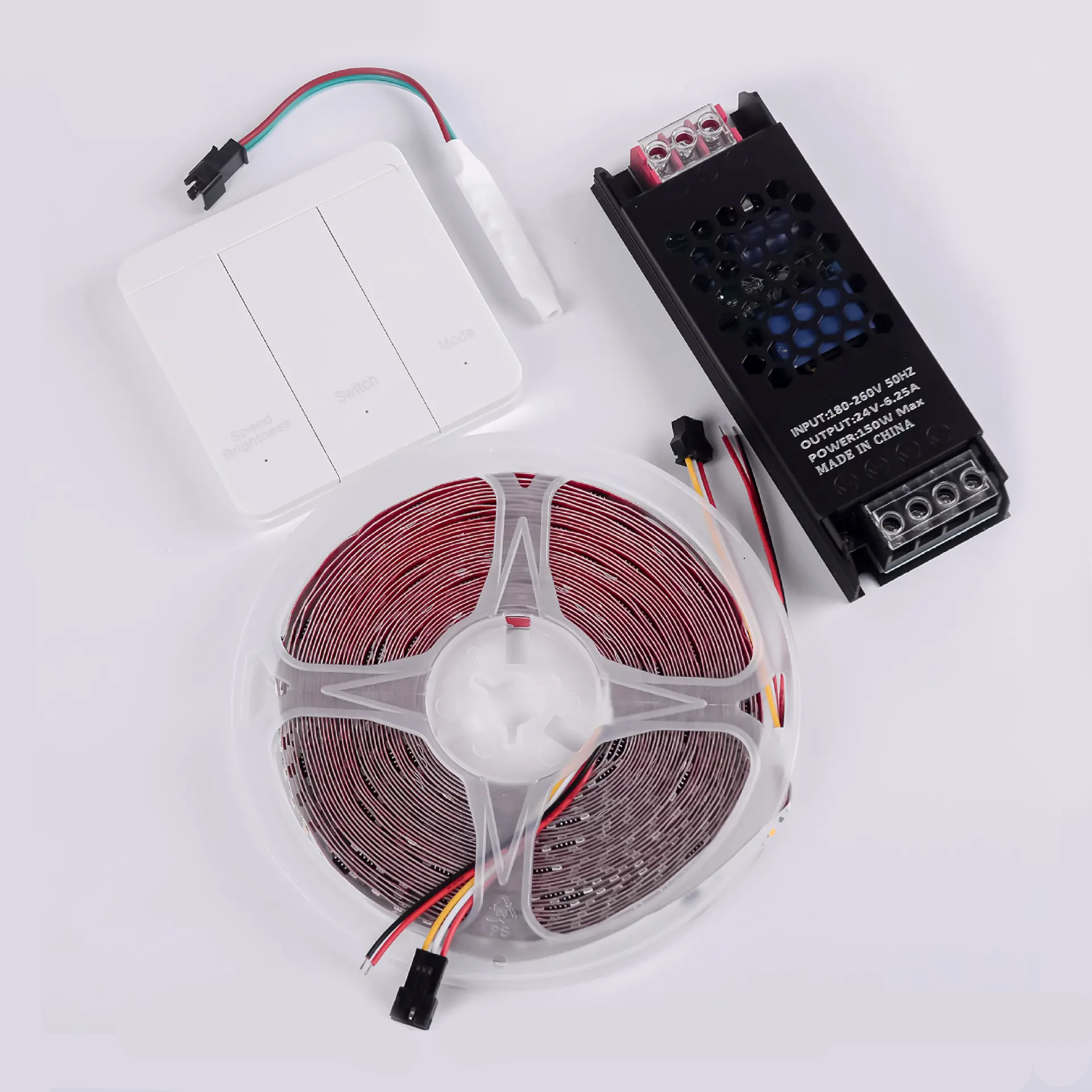 شريط ليد بروفايل متحرك بالباور ٢٤ فولت ١٠ متر