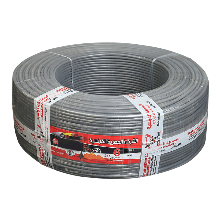 لفة سلك تليفون نحاس 6 جوز (12فرده) المصرية الفرنسية