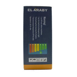 Elaraby سبوط 6 وات داونلايت COB—ظهر العلبة بالمعلومات والرموز