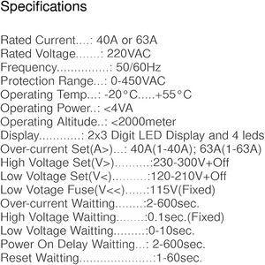 جهاز حمايه 2 شاشه 63 امبير انرجي energy