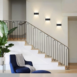 ابليك 4 عدسه اب داون 8وات up-down بلاستيك ورم warm