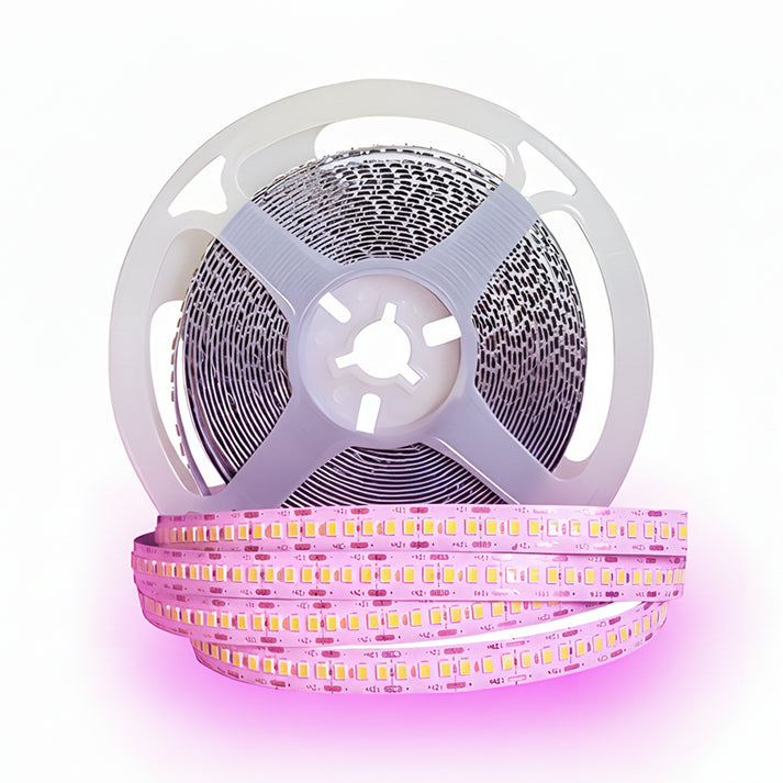 شريط ليد بروفايل 240 ليد بينك 5 متر نحاس