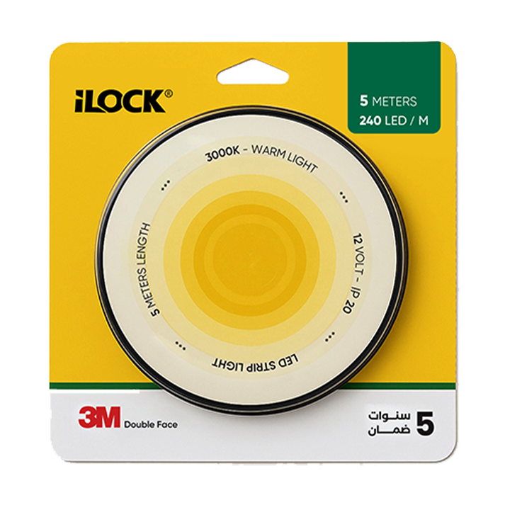 شريط ليد بروفايل 240 ليد ورم لوك ILOCK