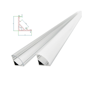 عود بروفايل المونيوم 1.5 سم زاويه - الورداني للإضاءة الحديثة