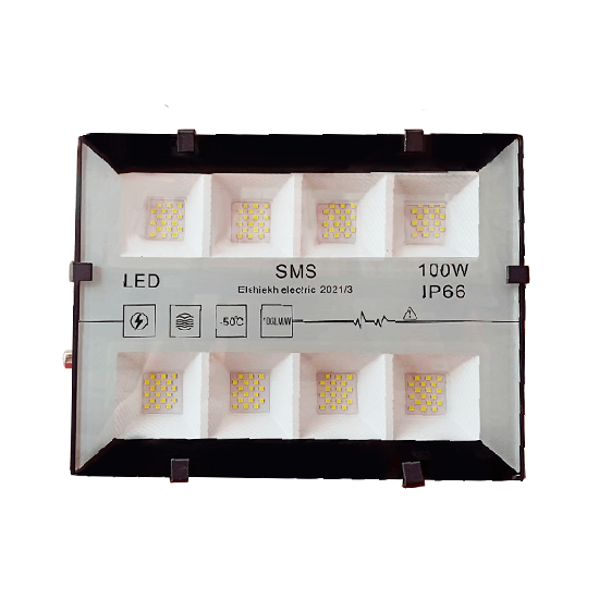 كشاف واجهه 100 وات خليه النصر الورداني للاضاءة الحديثة