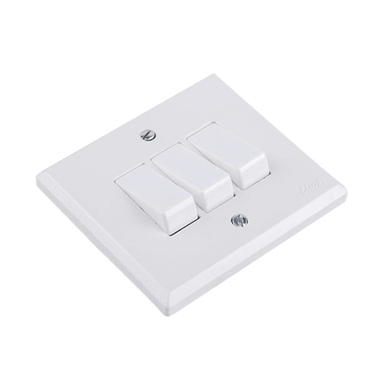 مفتاح ثلاثي داخل الحائط - الورداني للإضاءة الحديثة