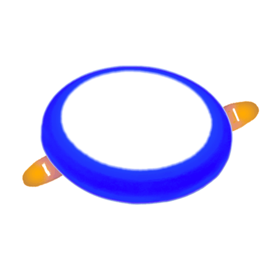 سبوط بلوفينيره 10+10 وات (ابيض+ازرق) - الورداني للإضاءة الحديثة