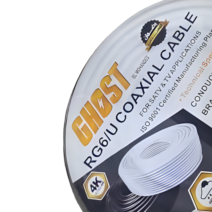 لفه سلك دش شيلد ايطالي 100 يارده  32 شعره اسود جوست ghost