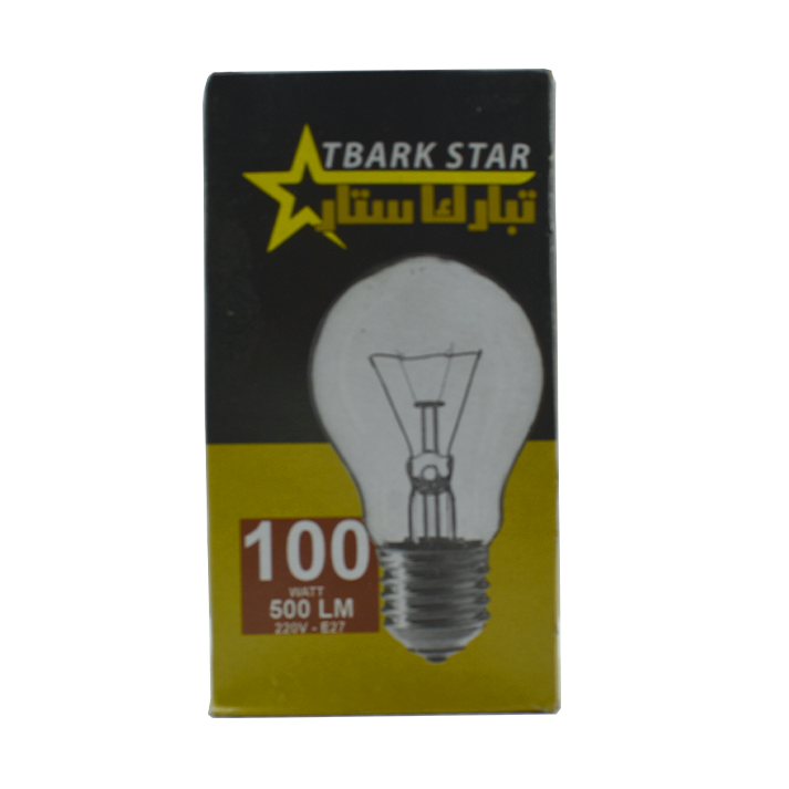 لمبه 100 وات شفاف