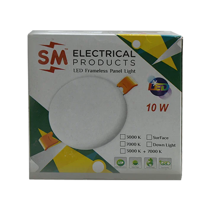 علبة سبوط بلوفينيره 10 وات داخل أبيض LED دائري