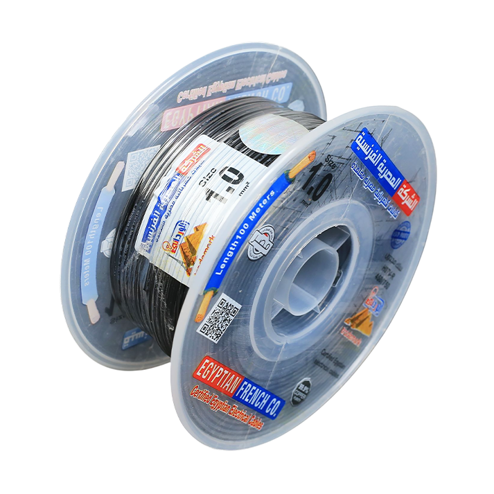 لفة سلك نحاس معازيل 1 مم المصرية الفرنسية هاى نيو