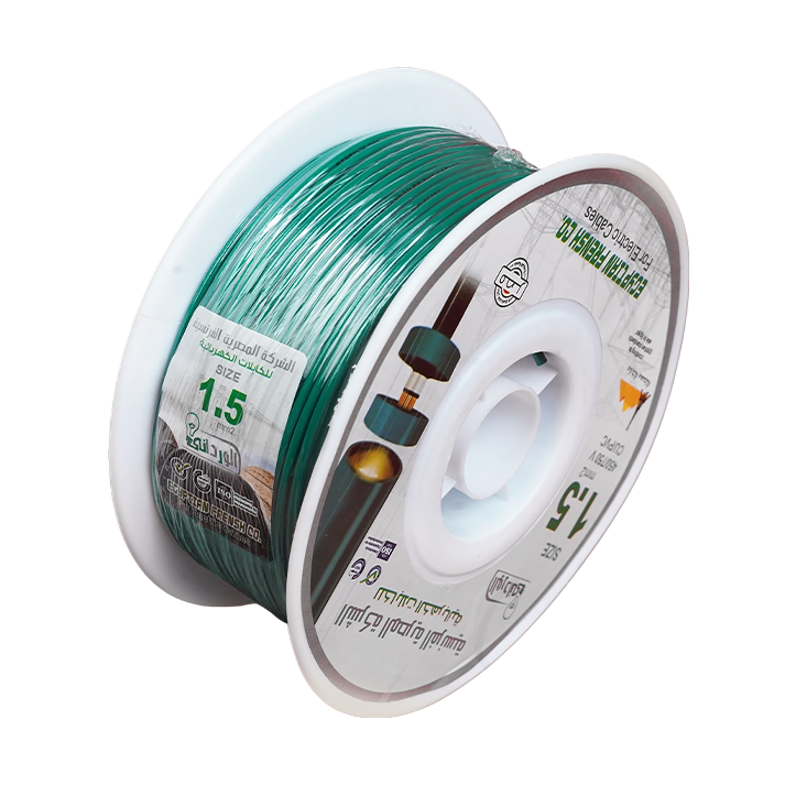 لفة سلك نحاس معزول 1.5 مم المصرية الفرنسية