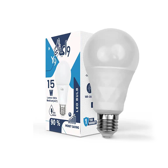 لمبه ليد 15 وات ابيض