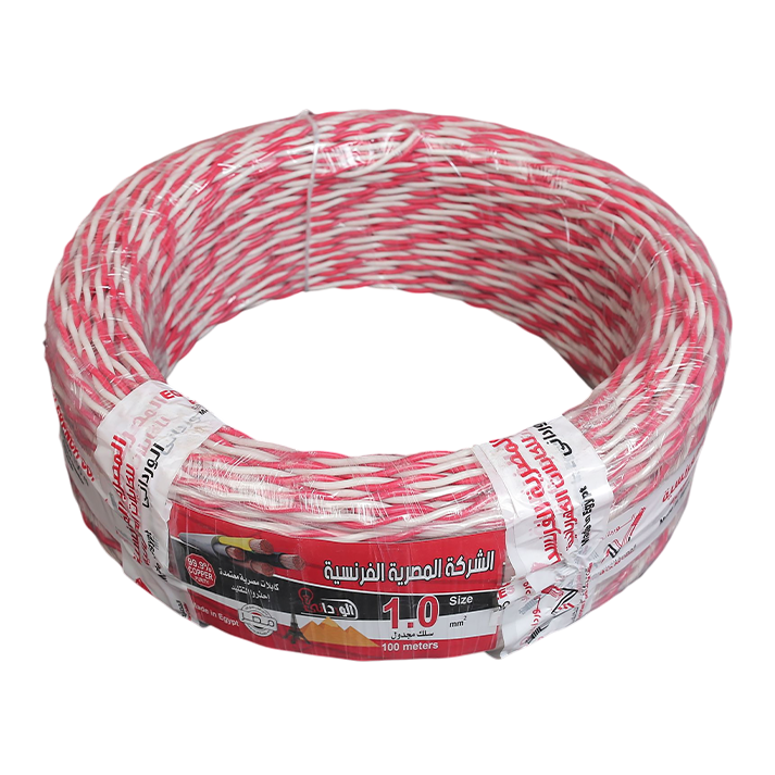 سلك شعر  1 مم مجدول المصرية الفرنسية للكابلات