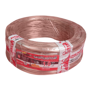 لفة سلك نحاس 1 مم سماعه شفاف المصرية الفرنسية