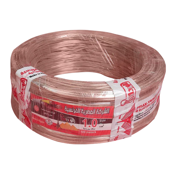 1mm Egyptian French transparent earphone wire roll 