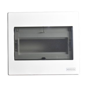 لوحه توزيع 6-9 خط قاعدة معدن ووش بلاستيك مورديو mordio