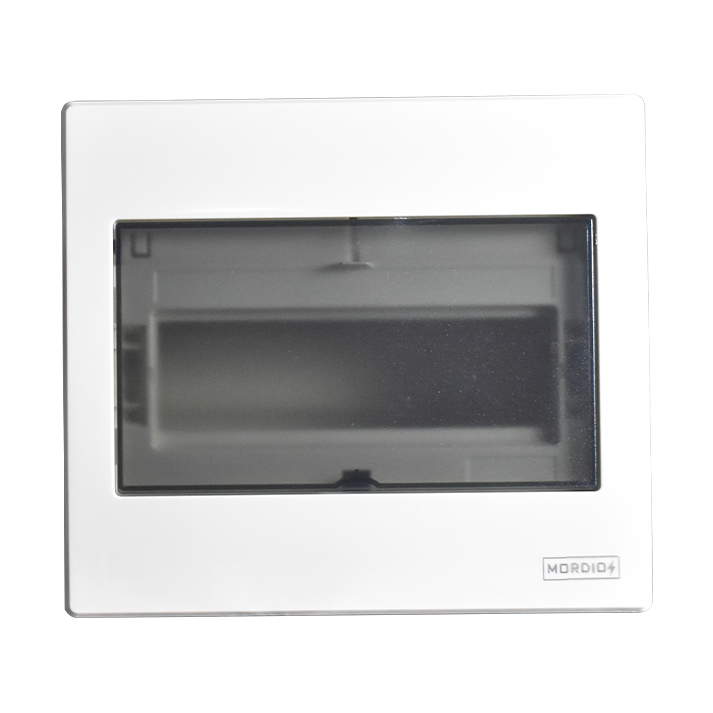 لوحه توزيع 6-9 خط قاعدة معدن ووش بلاستيك مورديو mordio